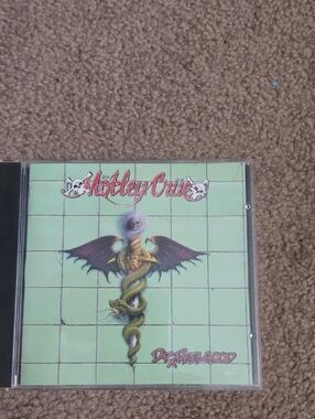 Motley Crue Dr. Feelgood CD - Green Cover